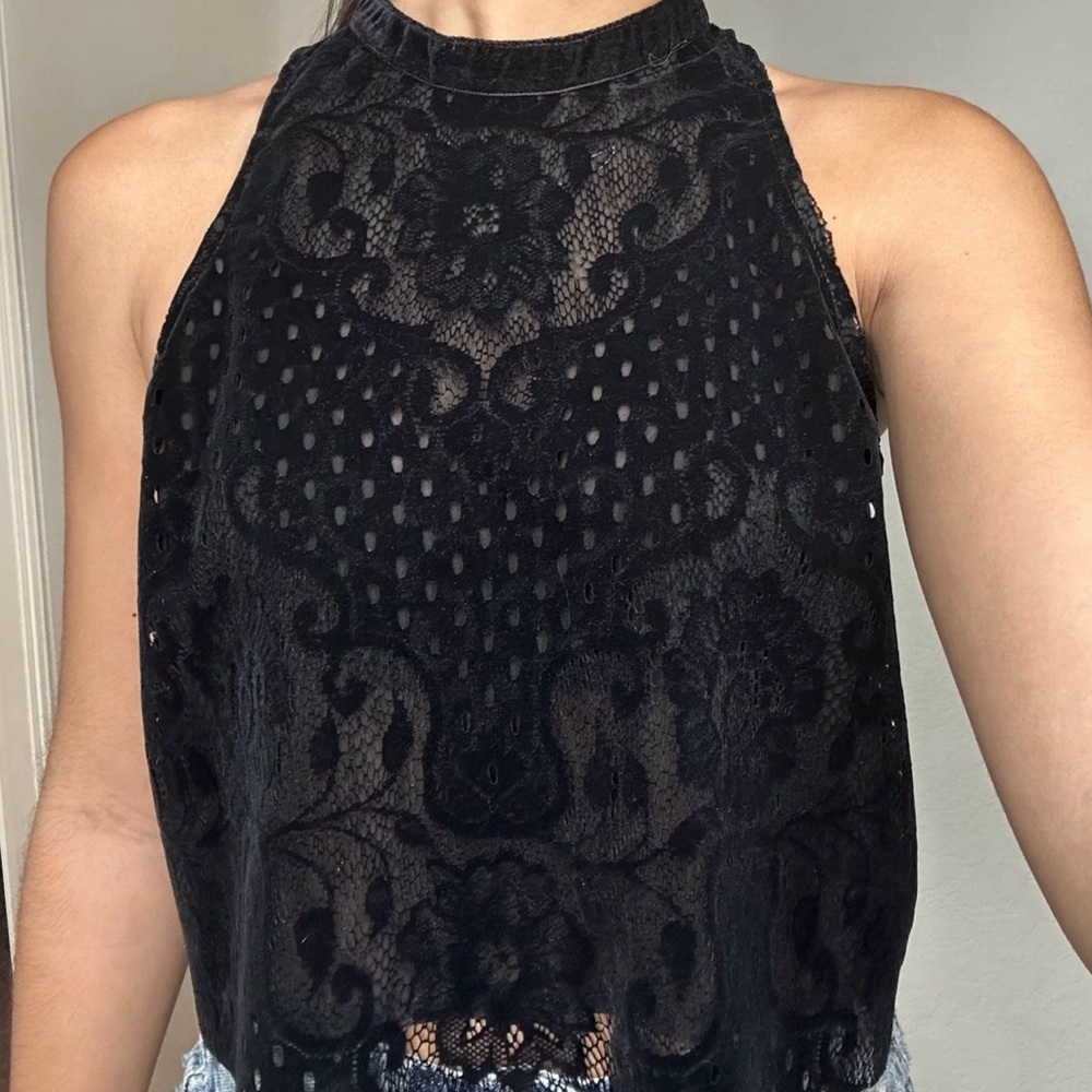 Free People Walk This Way Halter Top